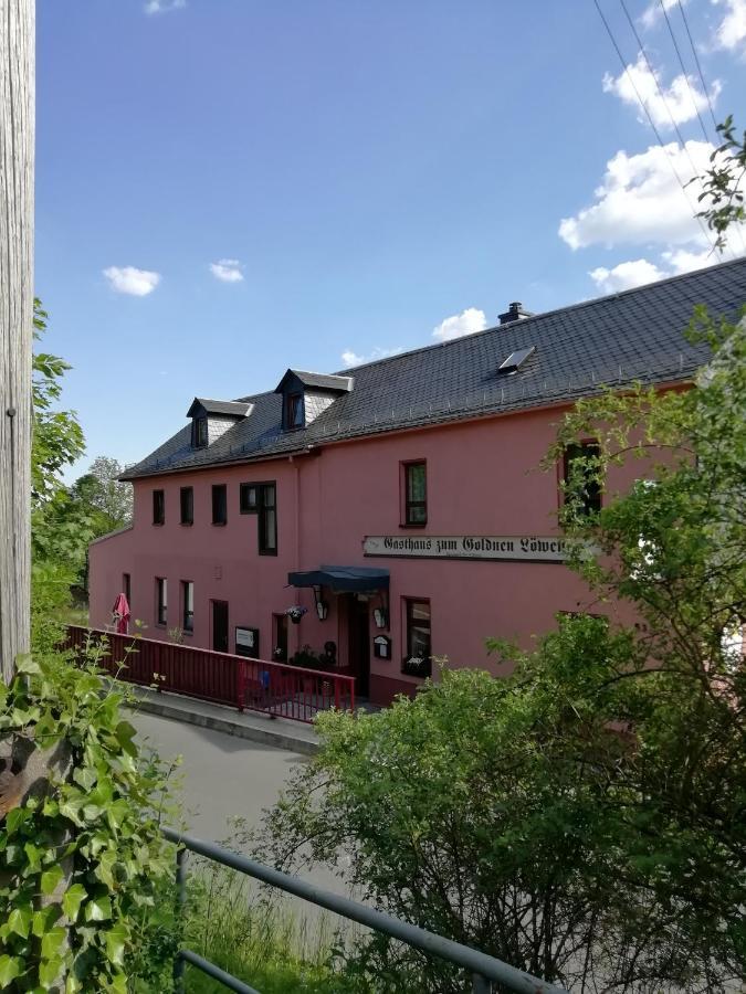 Gasthaus Goldner Loewe Hotel Saalburg Kültér fotó