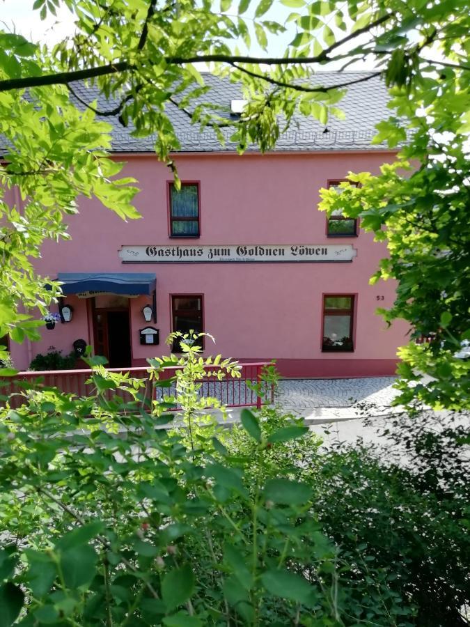 Gasthaus Goldner Loewe Hotel Saalburg Kültér fotó